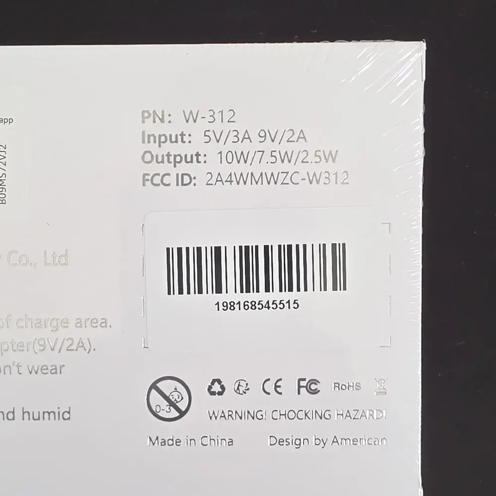 RTOPS 3 in 1 Magnetic‎ Wireless Charger Black W-312 Portable